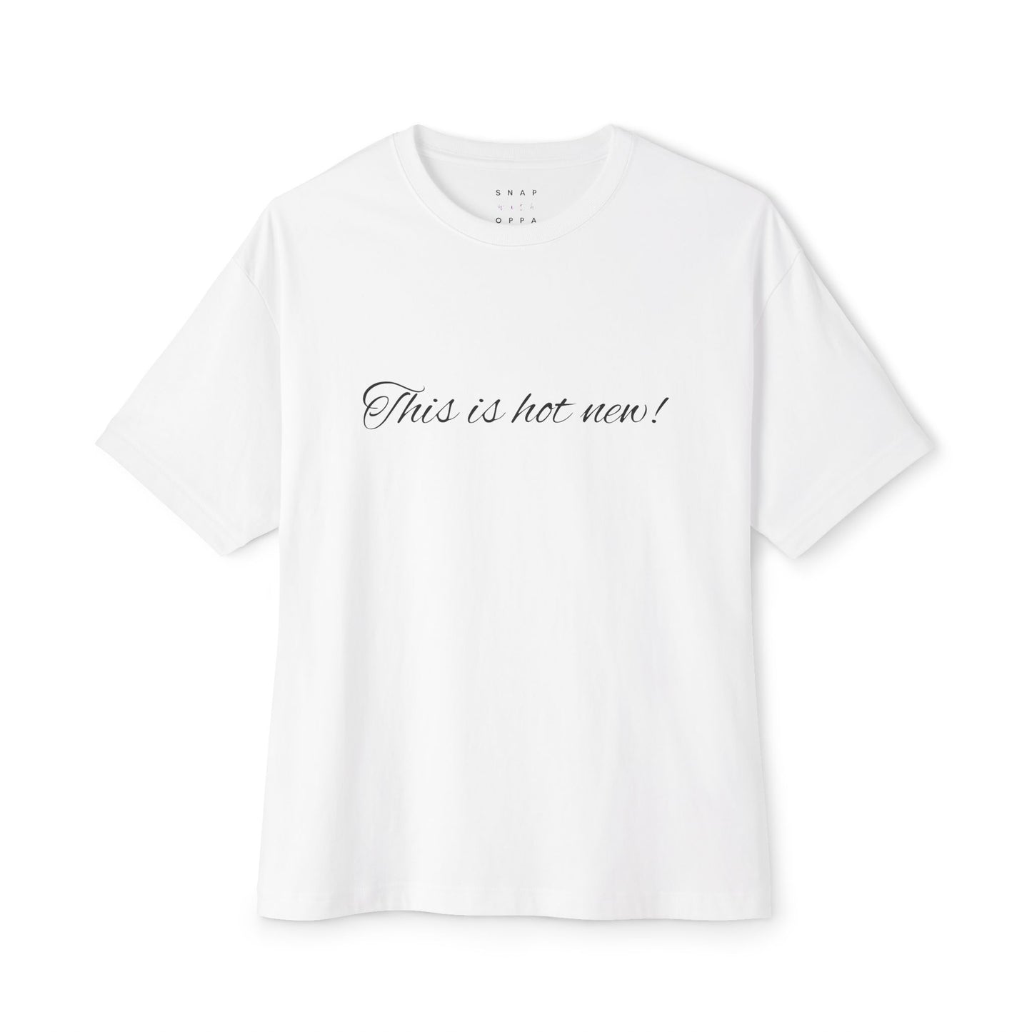 THIS IS HOT NEW!  OVERSIZE BOXY TEE