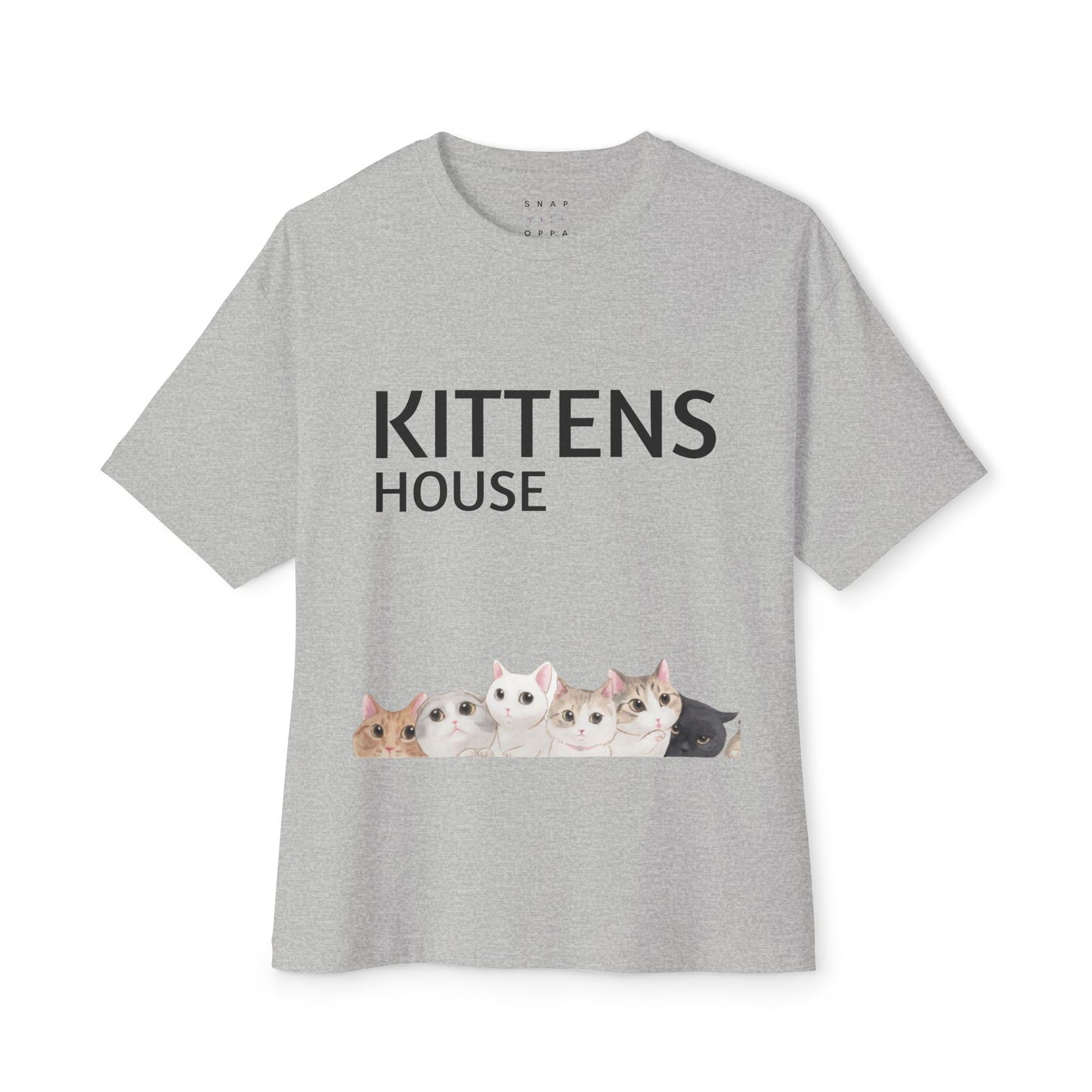 KITTEN HOUSE OVERSIZE BOXY TEE