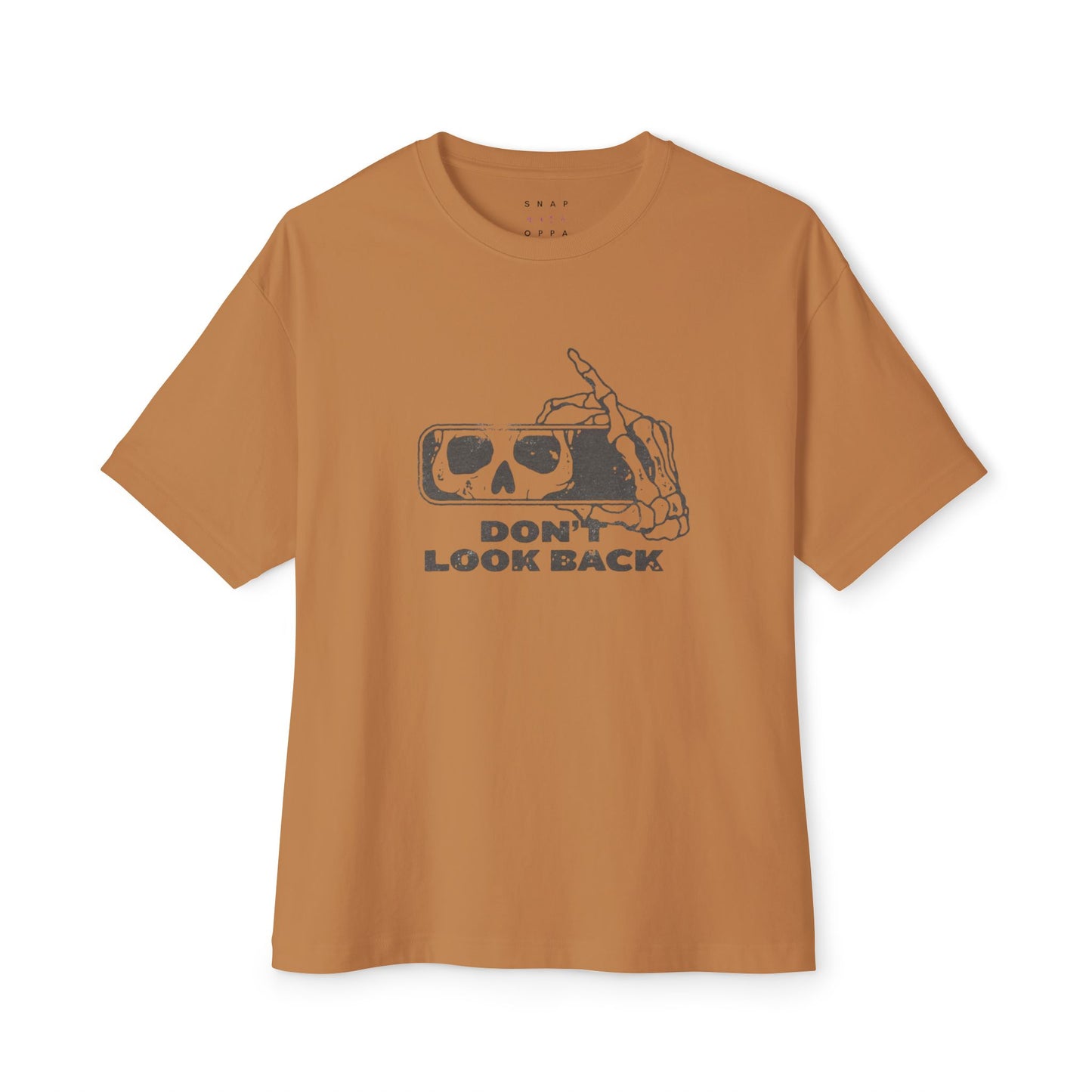 DONT LOOK BACK Unisex Oversized Boxy Tee