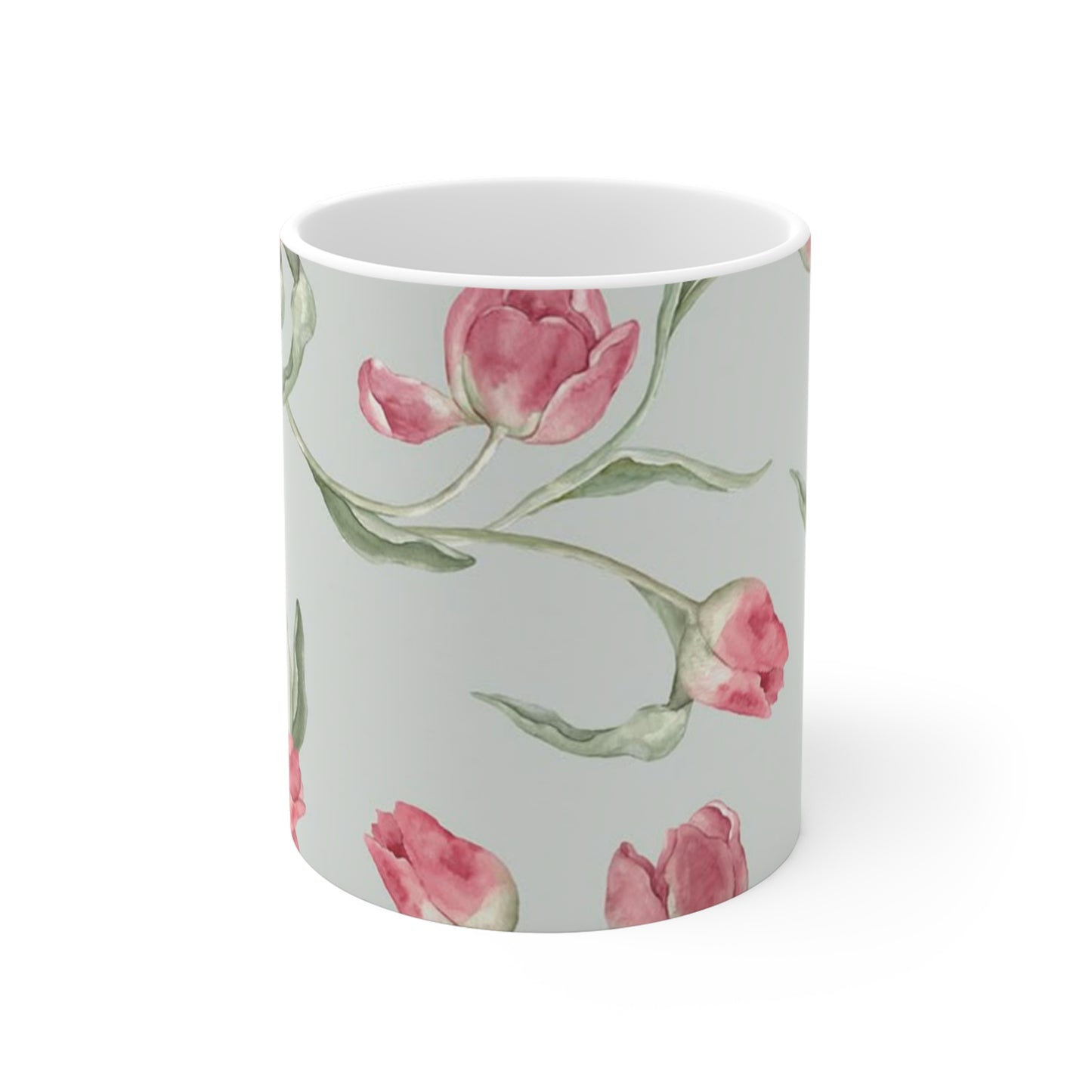 PINK TULIP COFFEE MUG