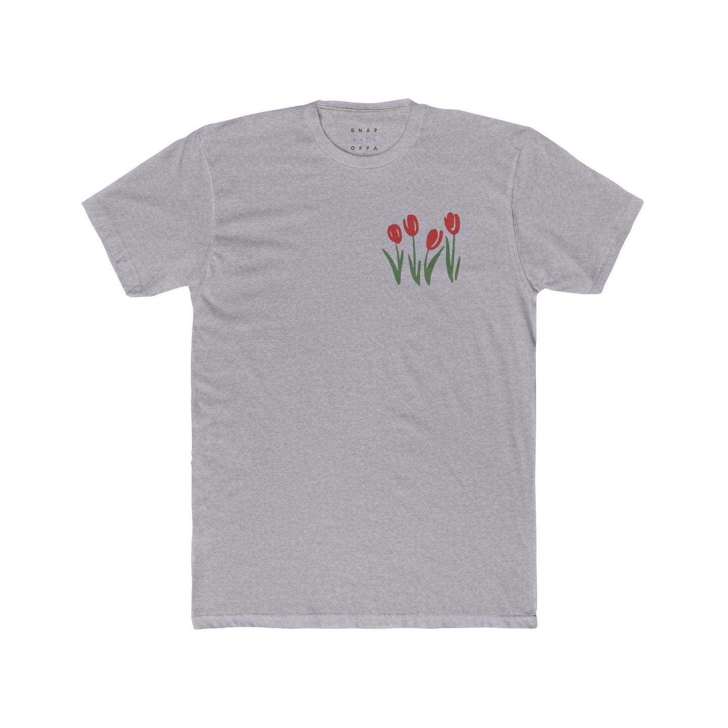 RED TULIP COTTON CREW TEE