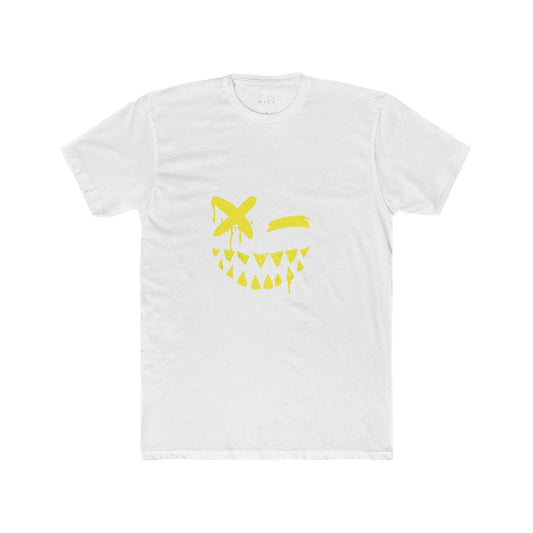 SMILEY FACE COTTON CREW TEE