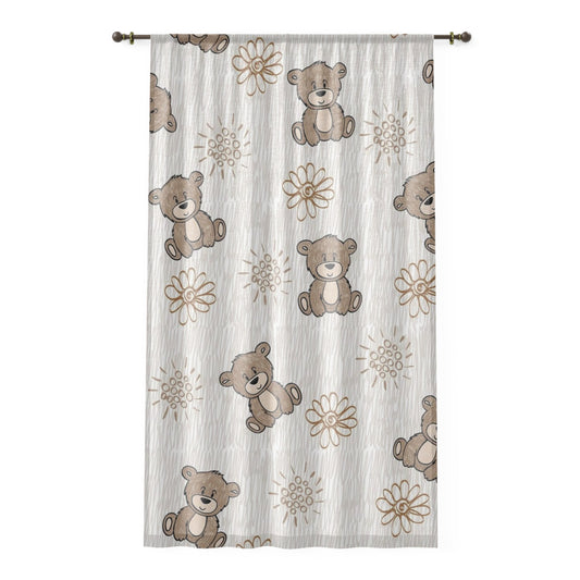 BEAR PRINT CURTIAN