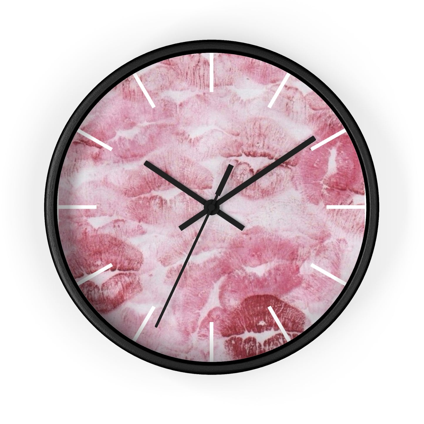 LIP PRINT WALL CLOCK