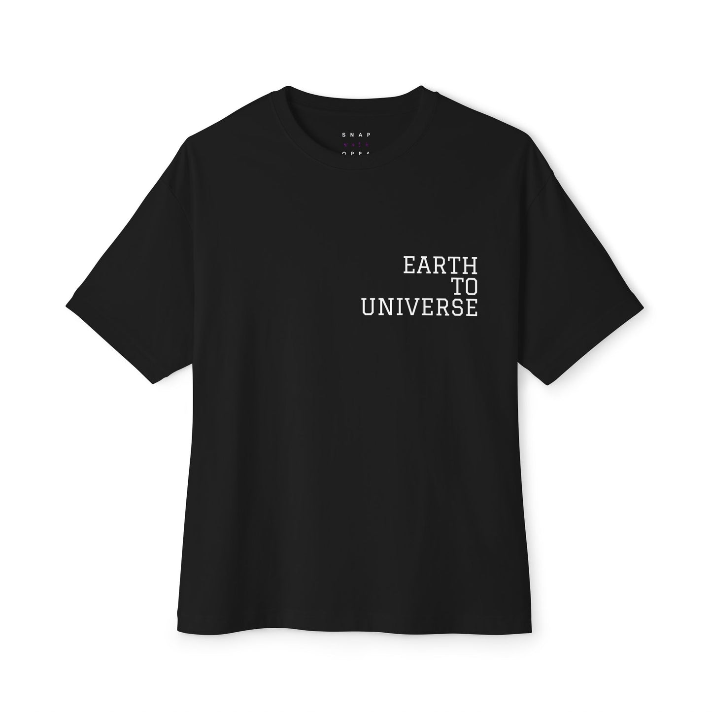EARTH TO UNIVERSE Unisex Oversized Boxy Tee
