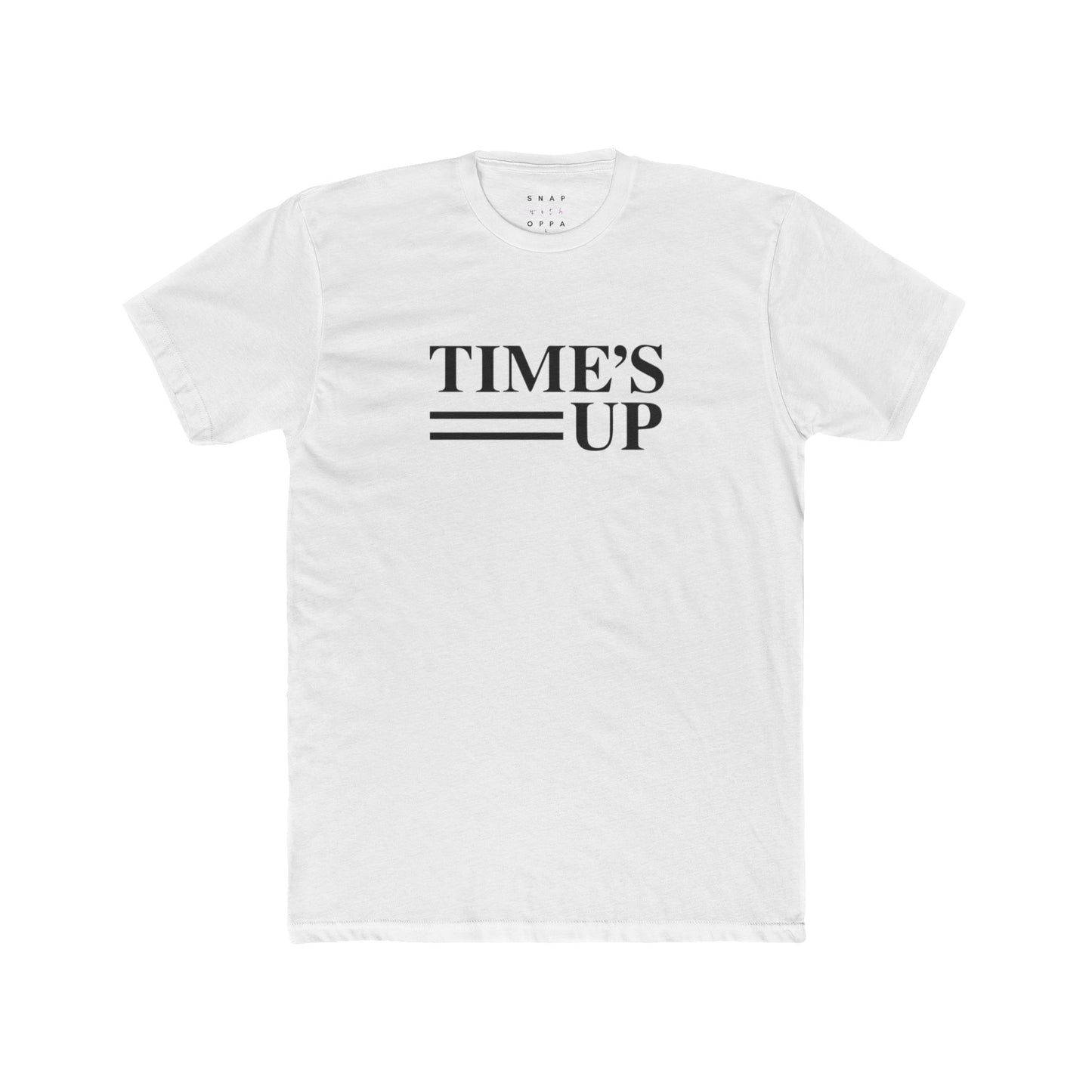 TIME'S UP COTTON CREW TEE