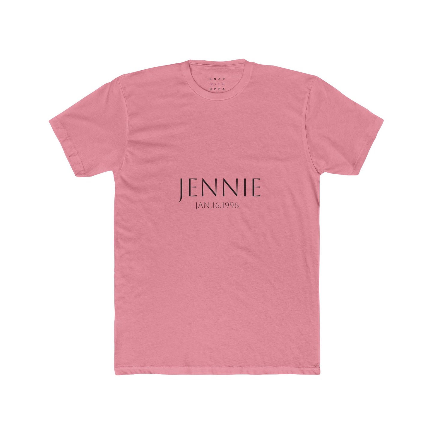 JENNIE BIRTHDATE COTTON CREW TEE
