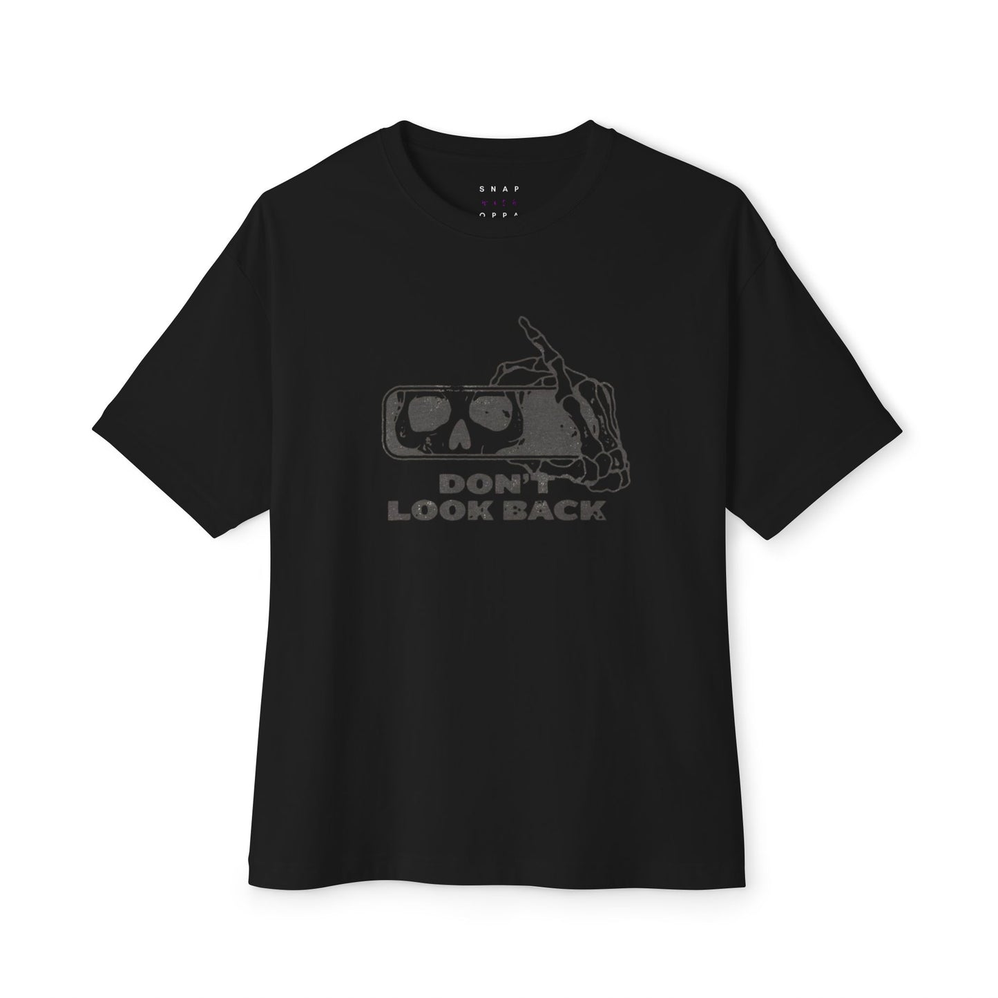 DONT LOOK BACK Unisex Oversized Boxy Tee