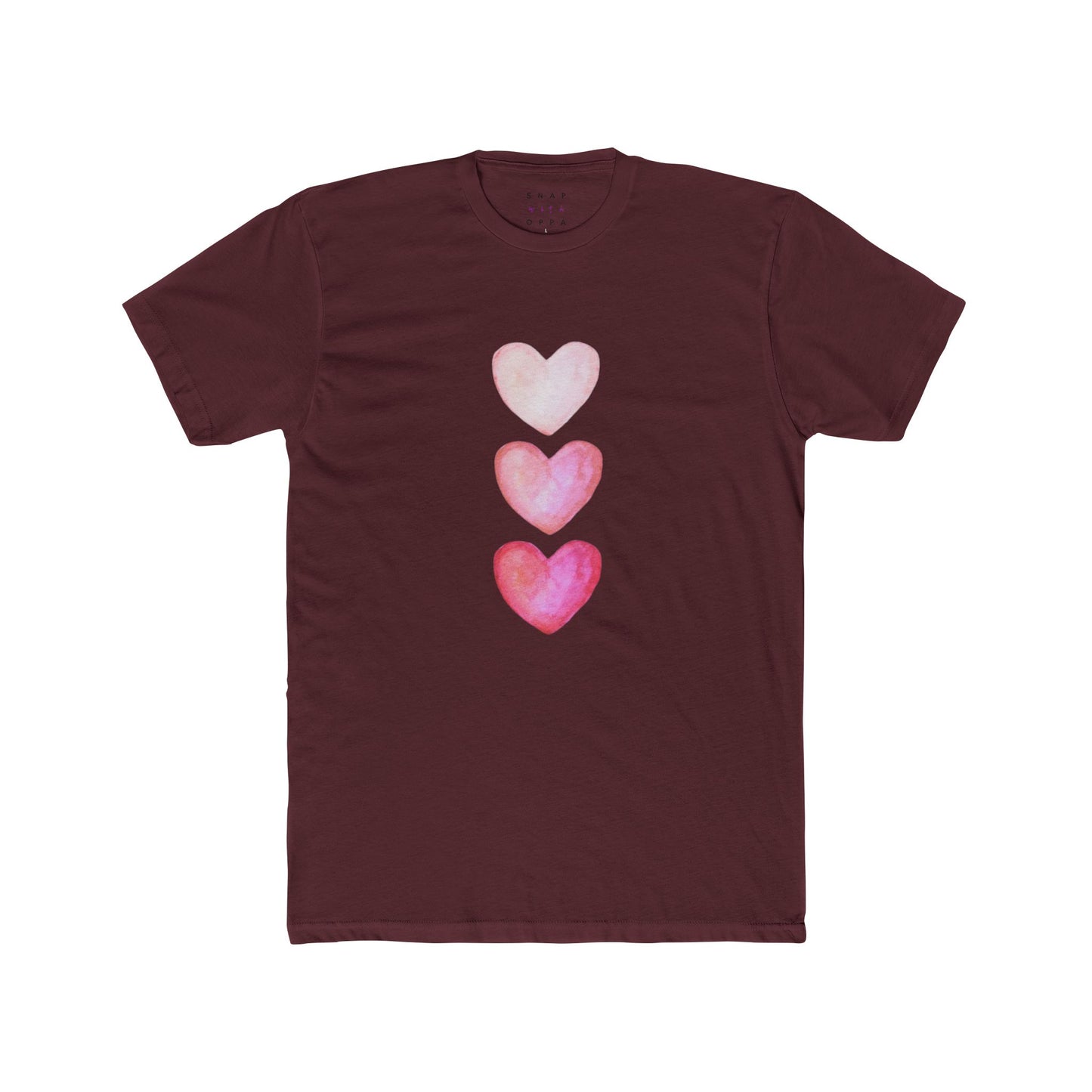 HEART COTTON CREW TEE