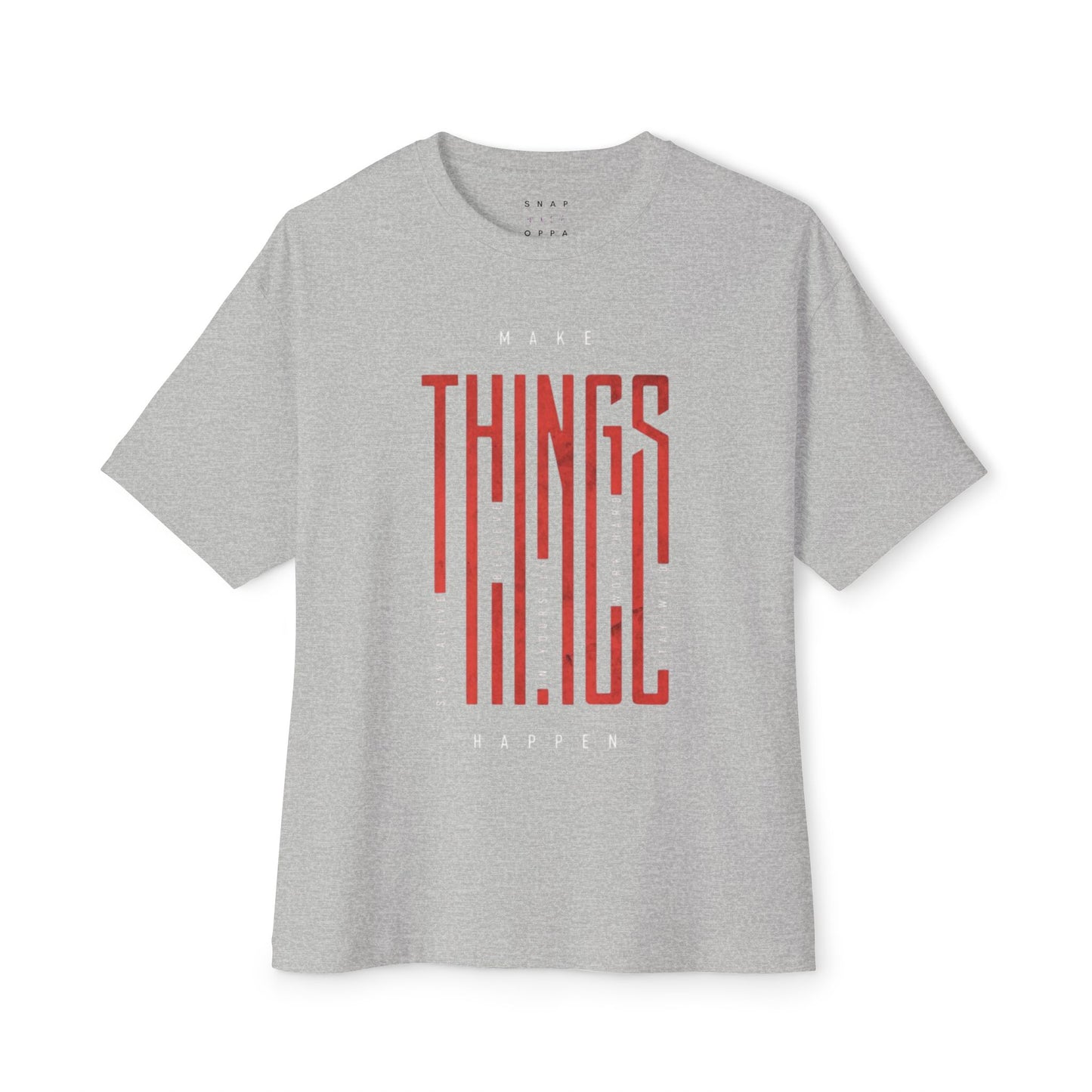 MAKE THINGS HAPPENED OVERSIZE BOXY TEE