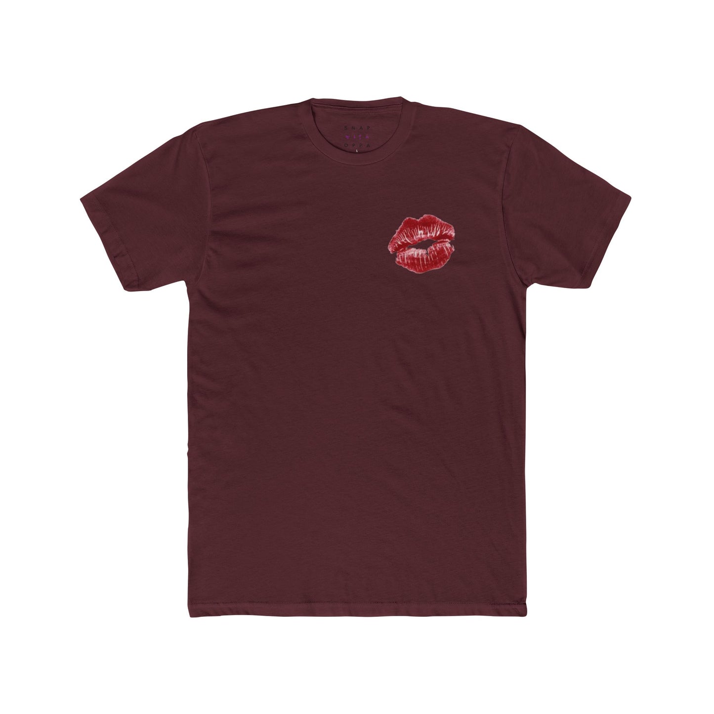 LIP COTTON CREW TEE