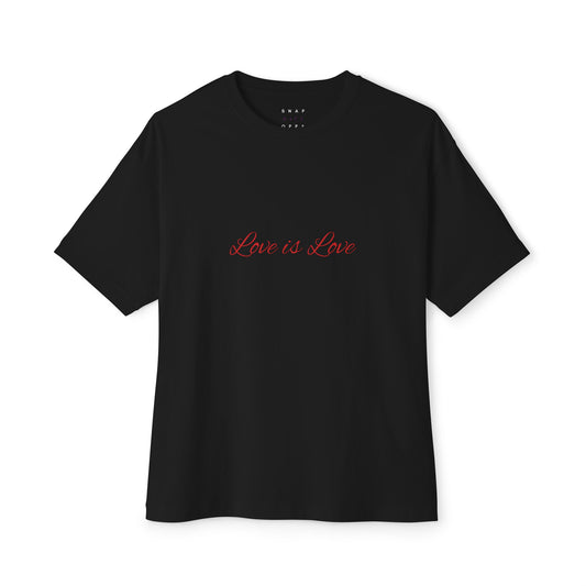 LOVE IS LOVE OVERSIZE BOXY