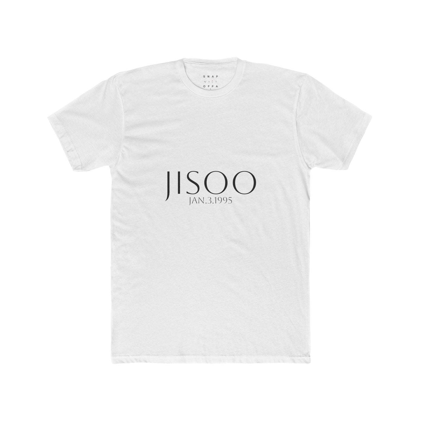 JISOO BIRTHDATE COTTON CREW TEE