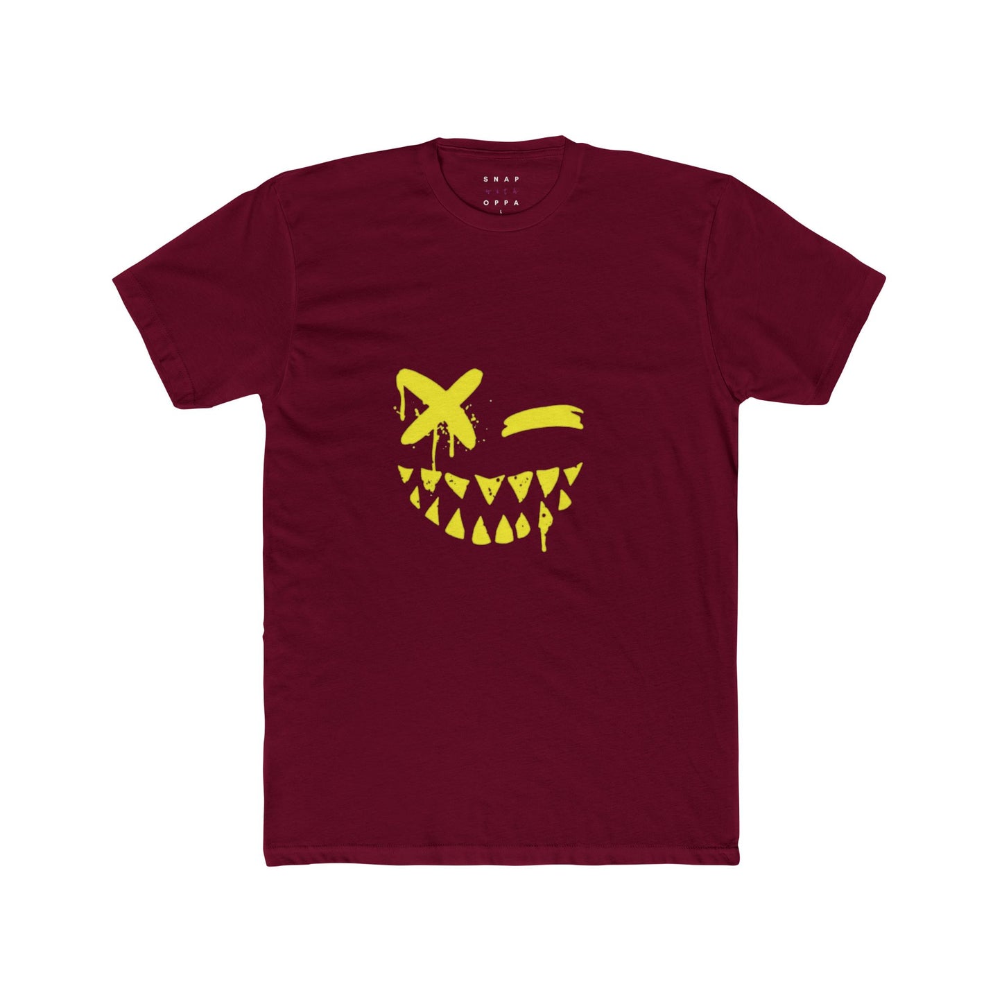 SMILEY FACE COTTON CREW TEE