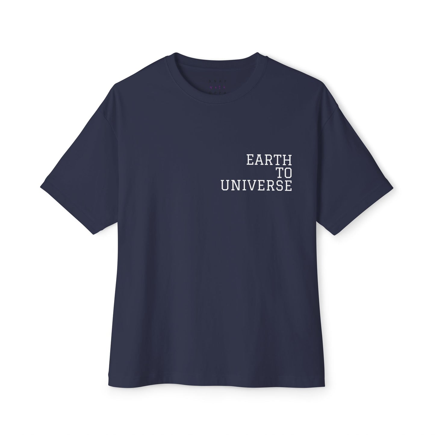 EARTH TO UNIVERSE Unisex Oversized Boxy Tee