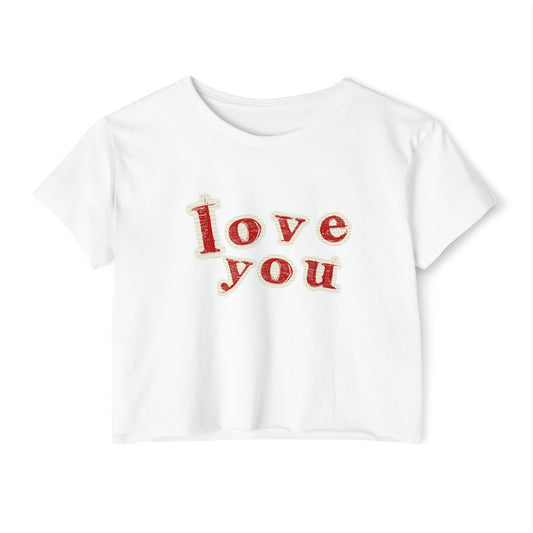 LOVE YOU CROP TOP