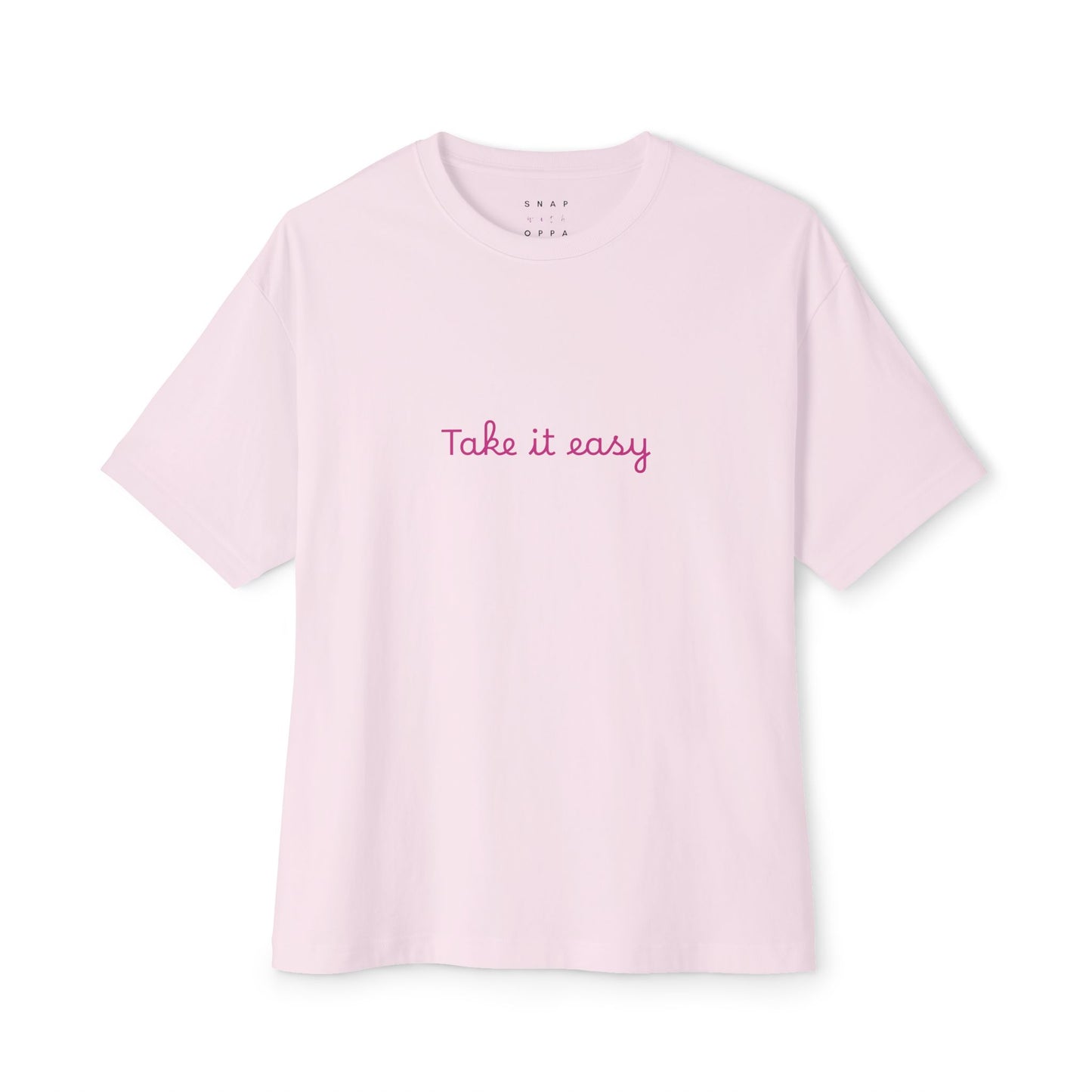 TAKE IT EASY OVERSIZE BOXY TEE