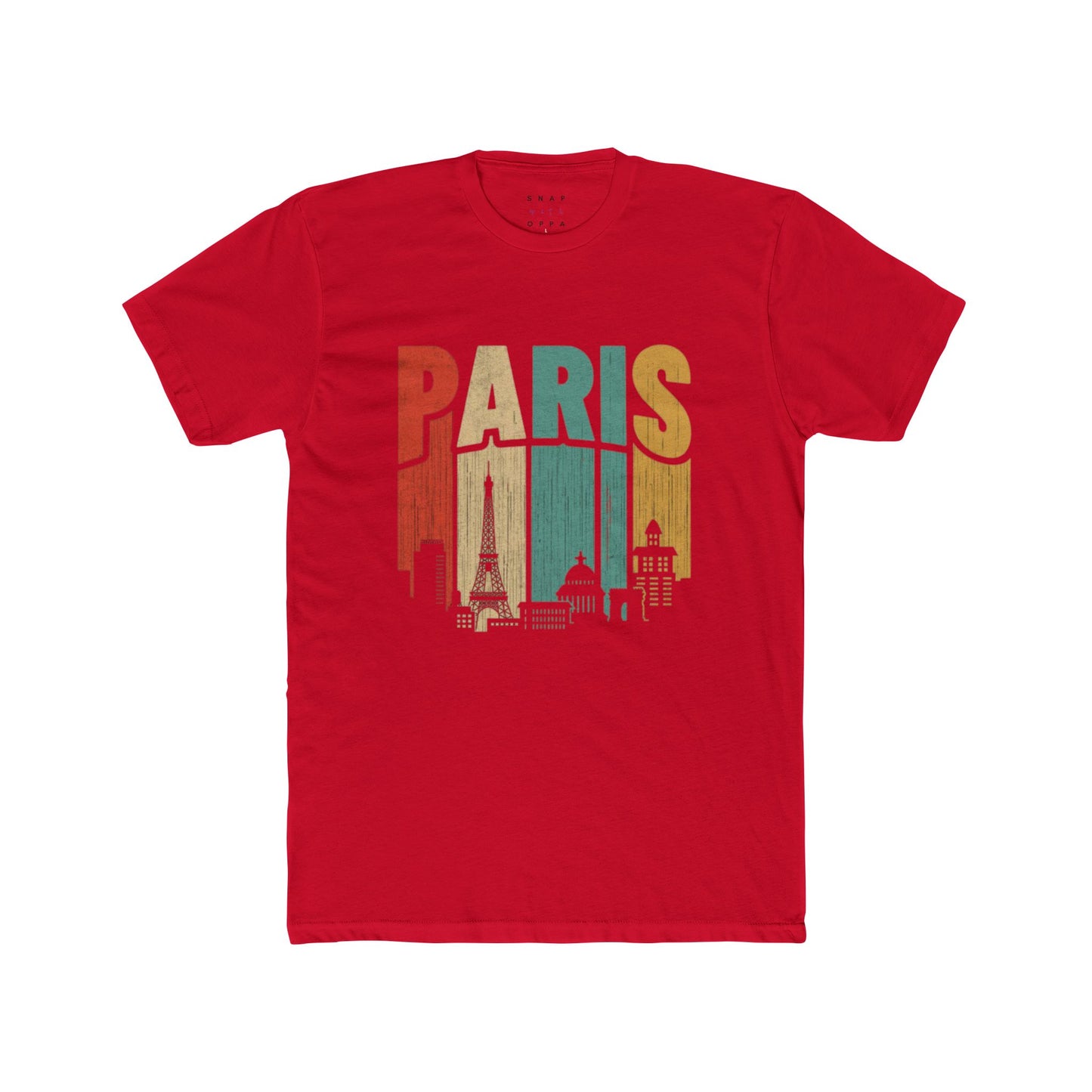 PARIS CITY COTTON CREW TEE