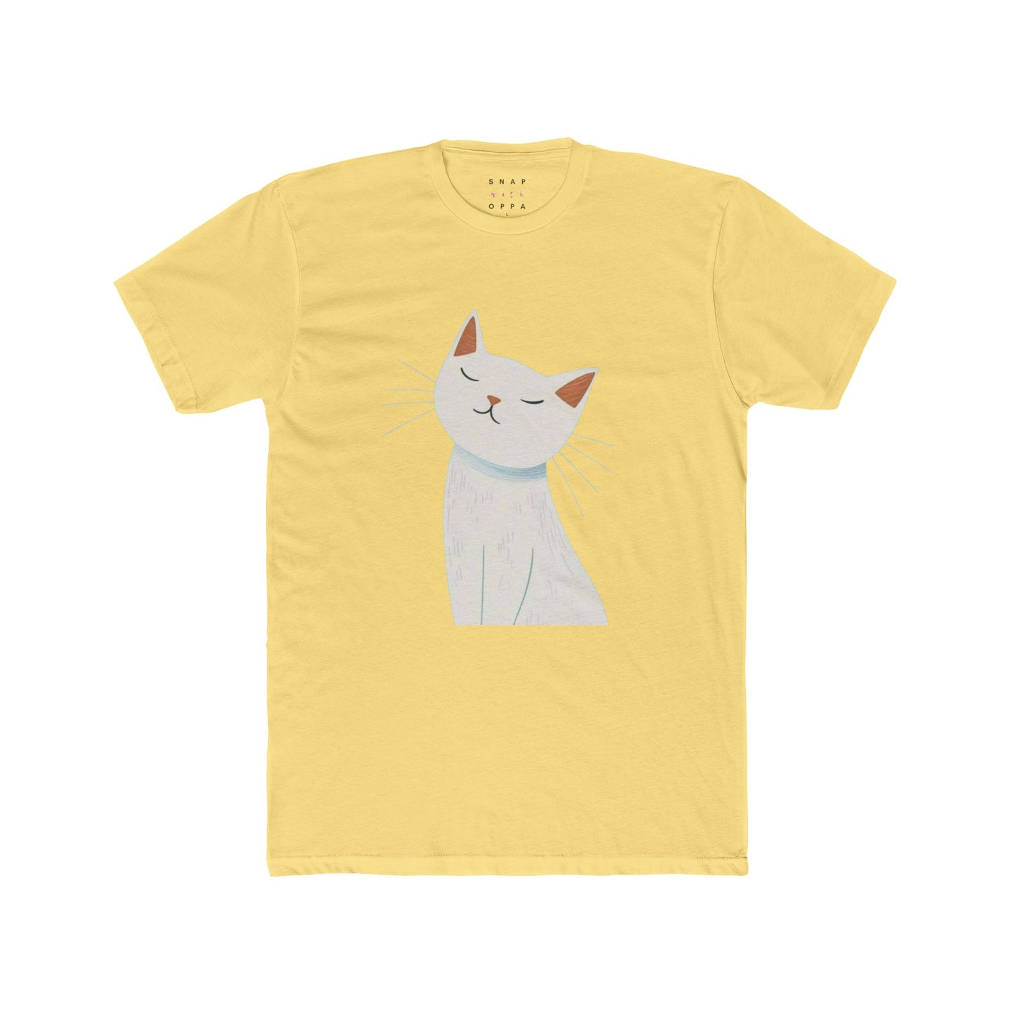 HAPPY CAT COTTON CREW TEE