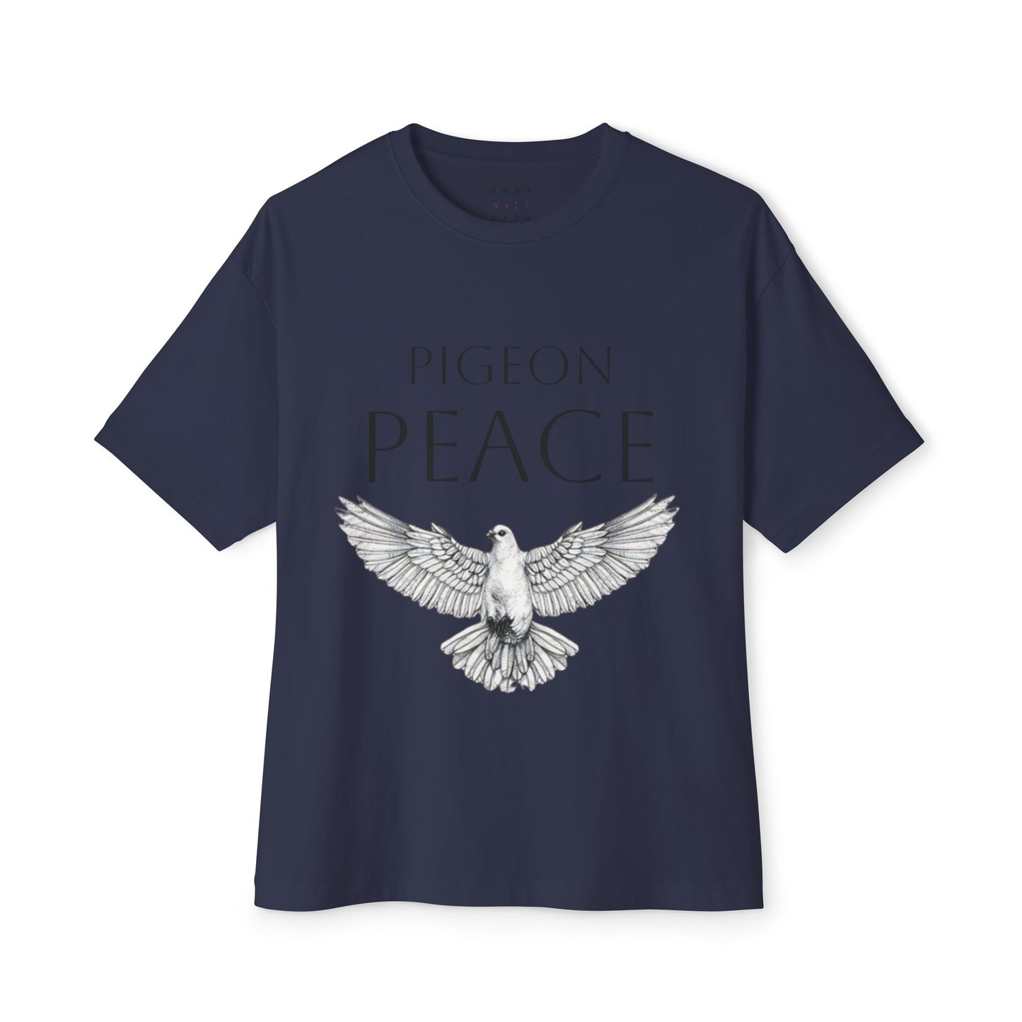 PIGEON PEACE OVERSIZE BOXY TEE