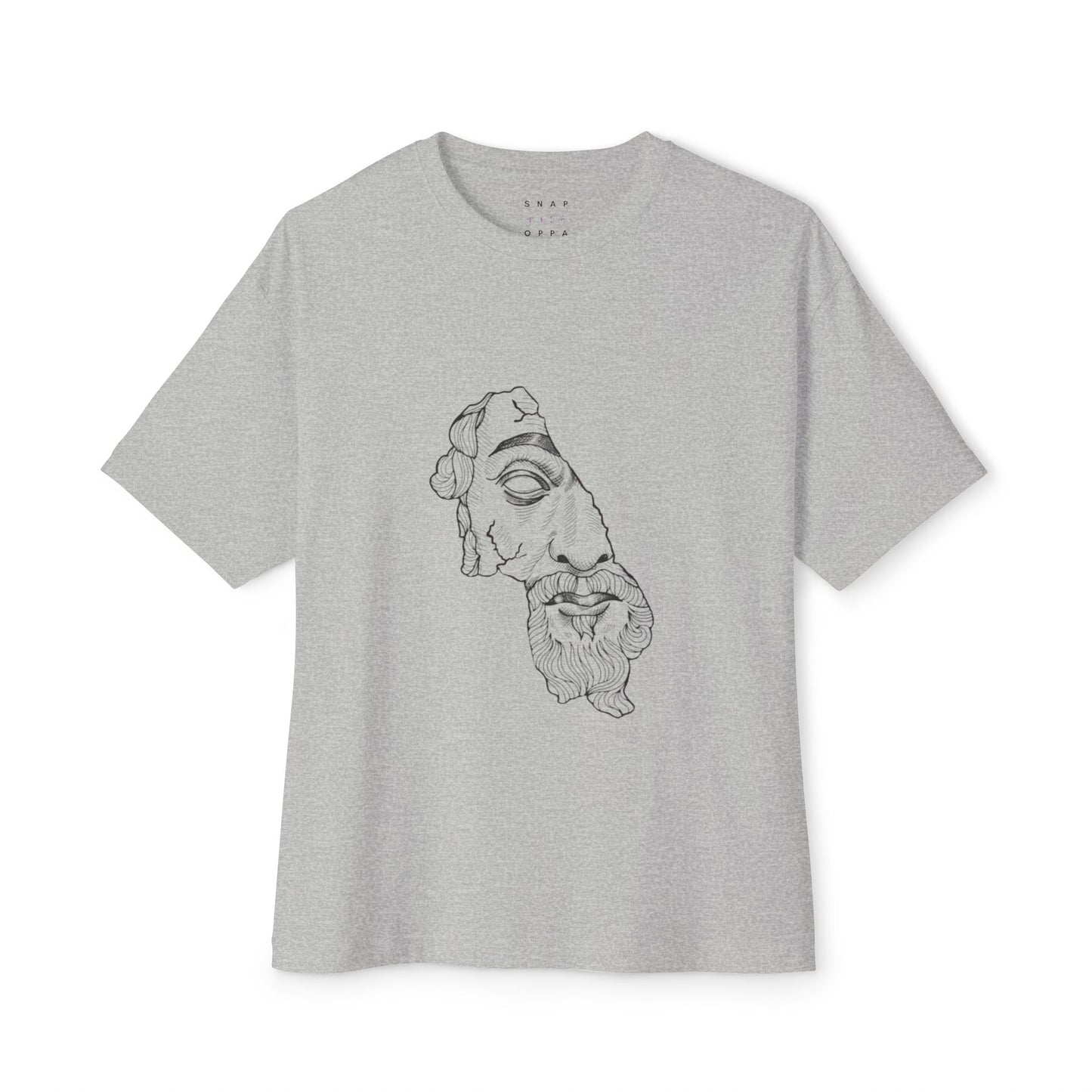 CRACKS OF DIVINITY Unisex Oversized Boxy Tee