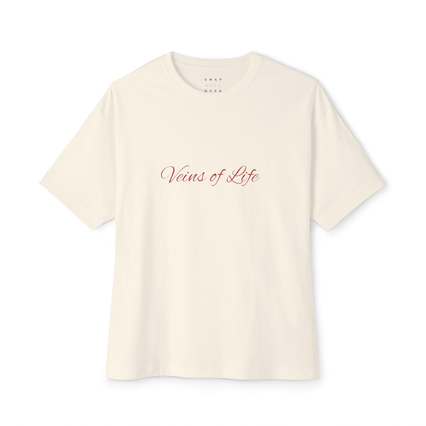 VIENS OF LIFE  OVERSIZE BOXY TEE