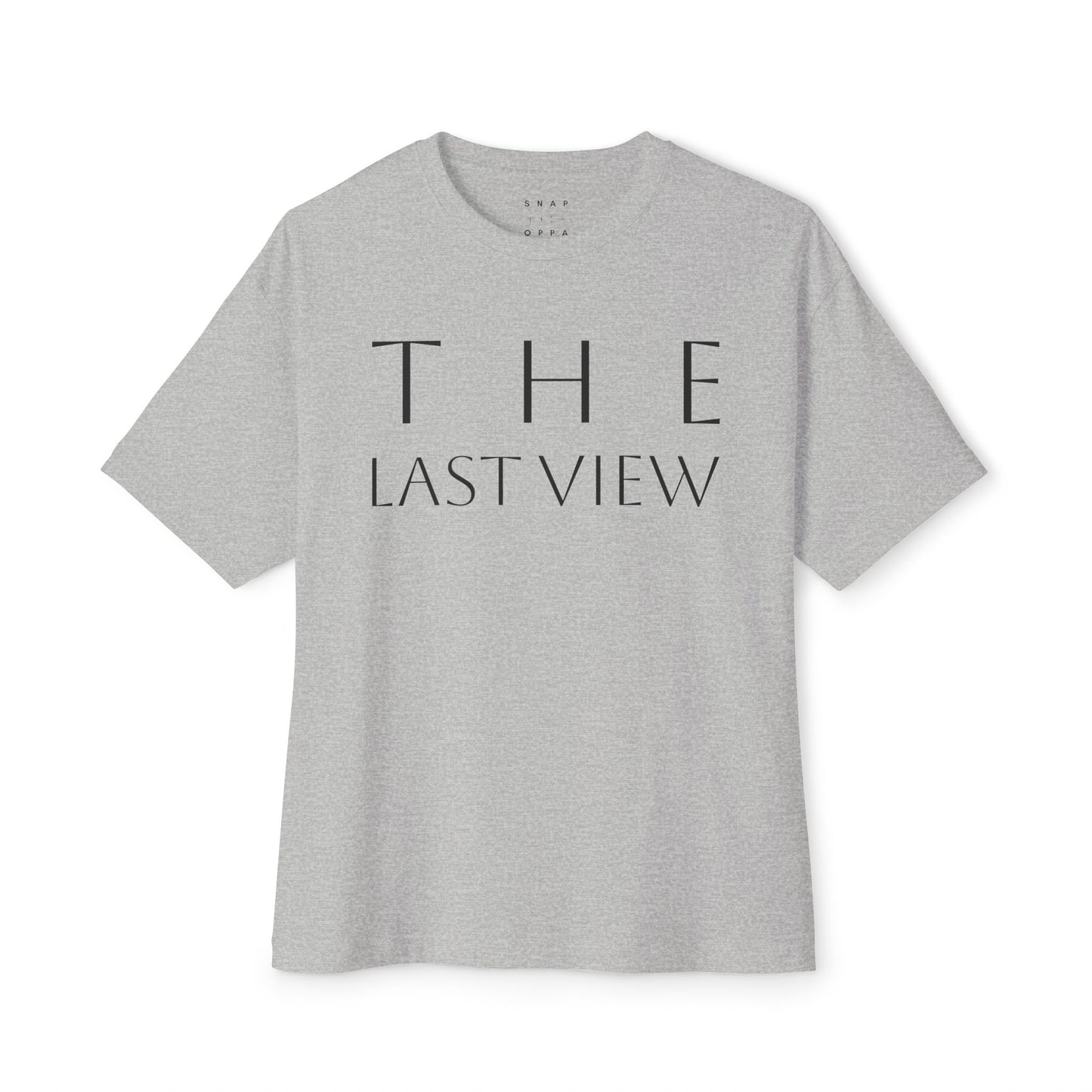 THE LAST VIEW Unisex Oversized Boxy Tee