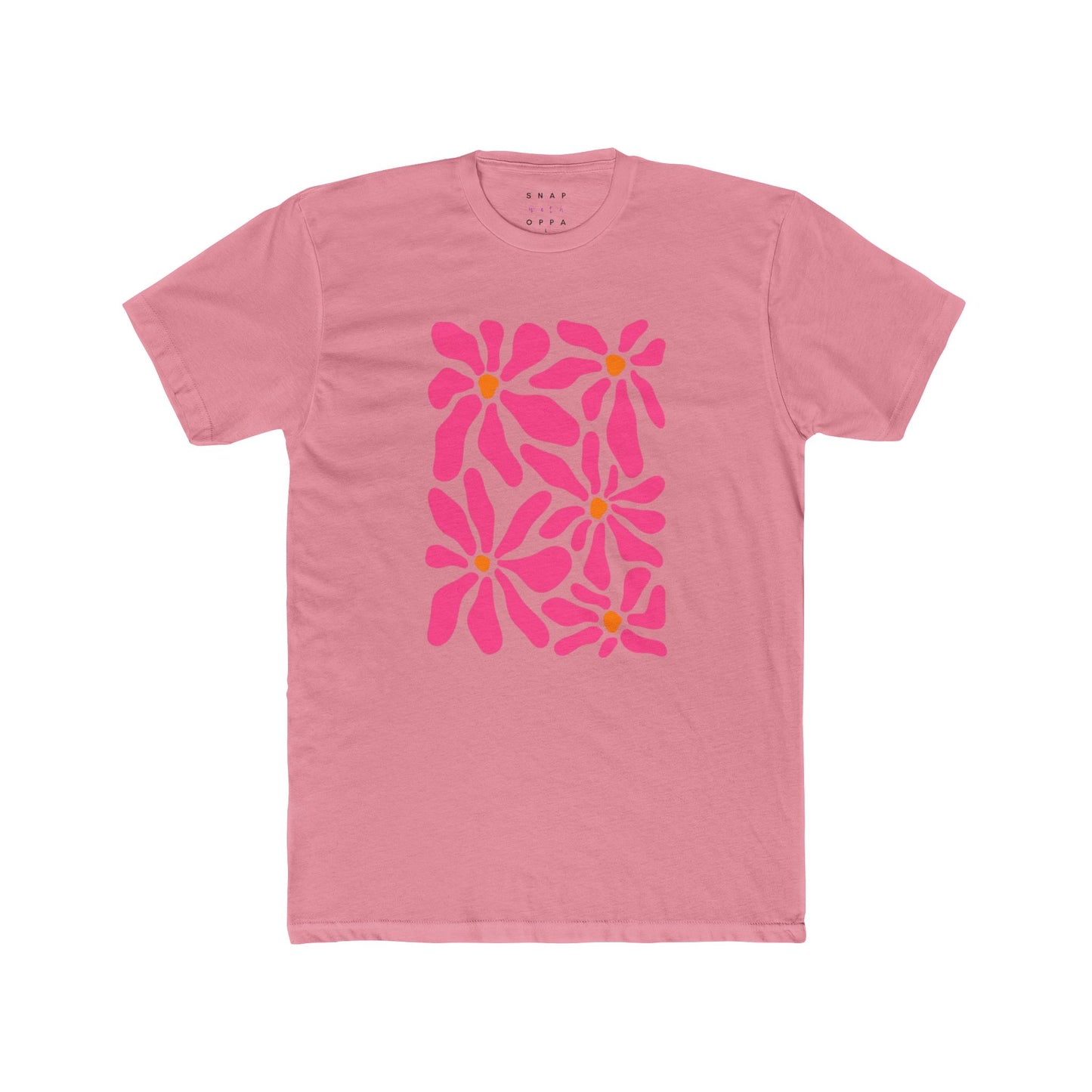 PINK Cotton Crew Tee