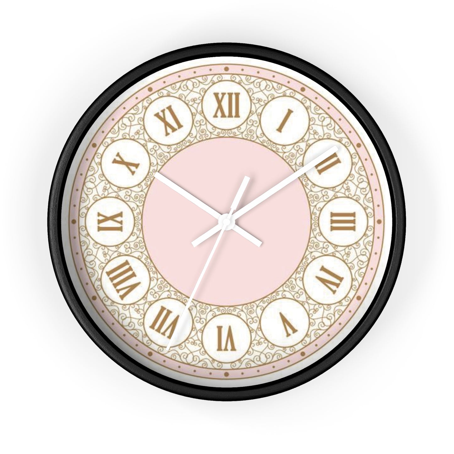PINK ROMAN NUMBER CLOCK