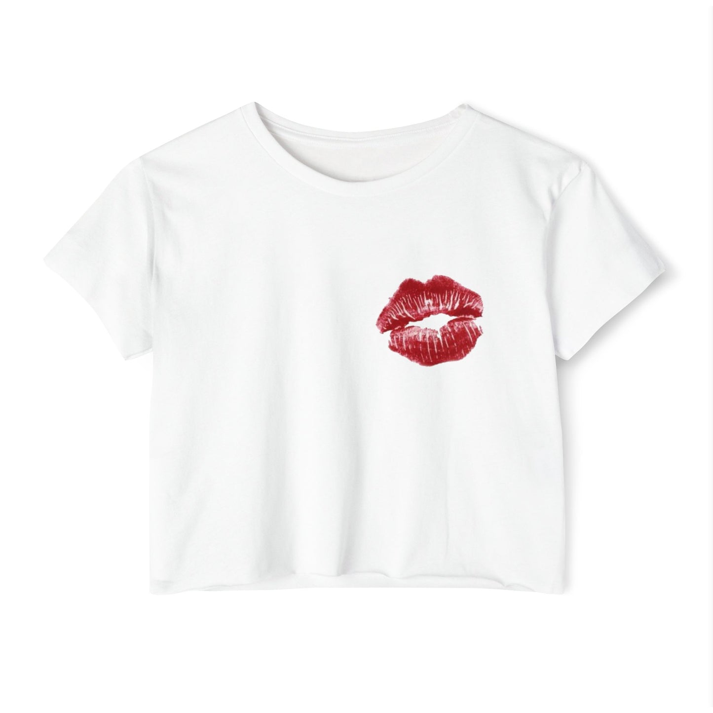 LIP PRINT CROP TOP