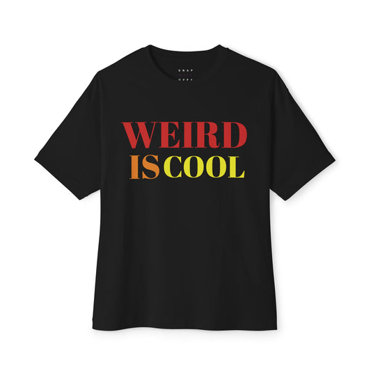 WEIRD IS COOL OVERSIZE BOXY TEE