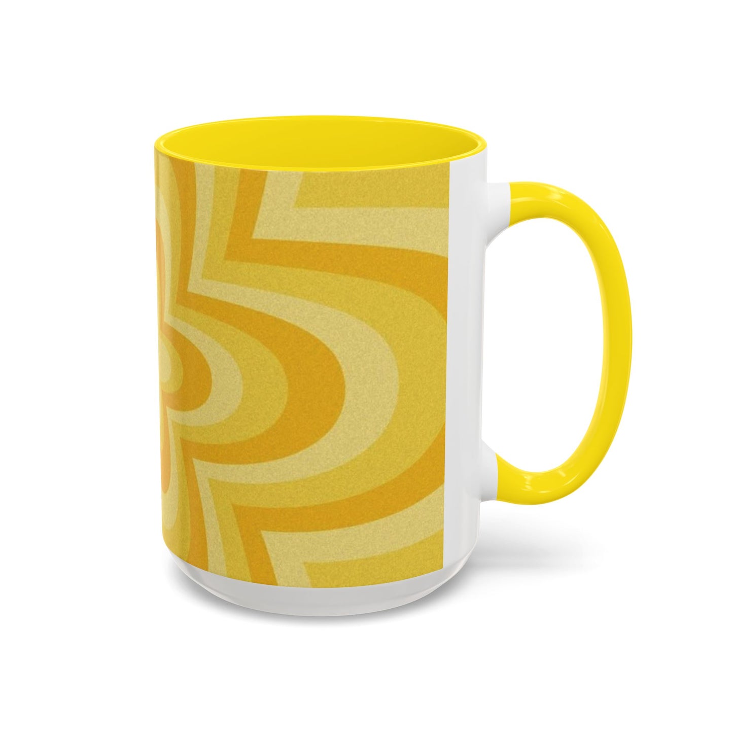 YELLOW FLOWER COFFEE MUG