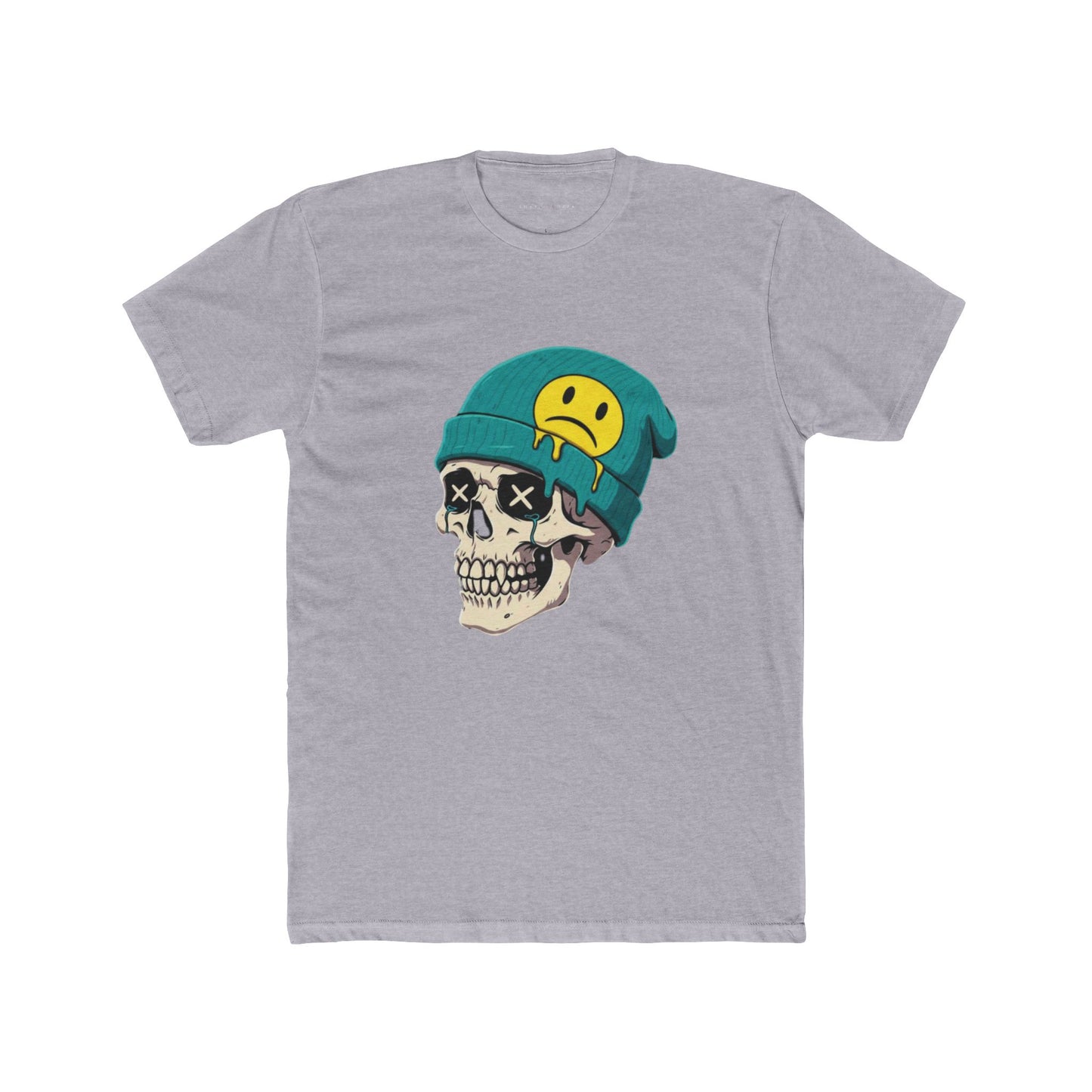 SKULL COTTON CREW TEE