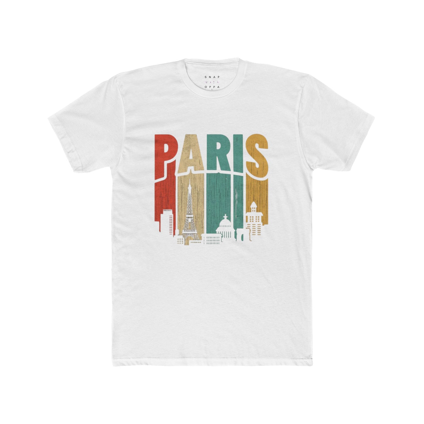 PARIS CITY COTTON CREW TEE