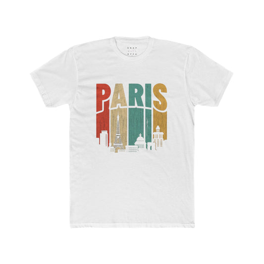 PARIS CITY COTTON CREW TEE