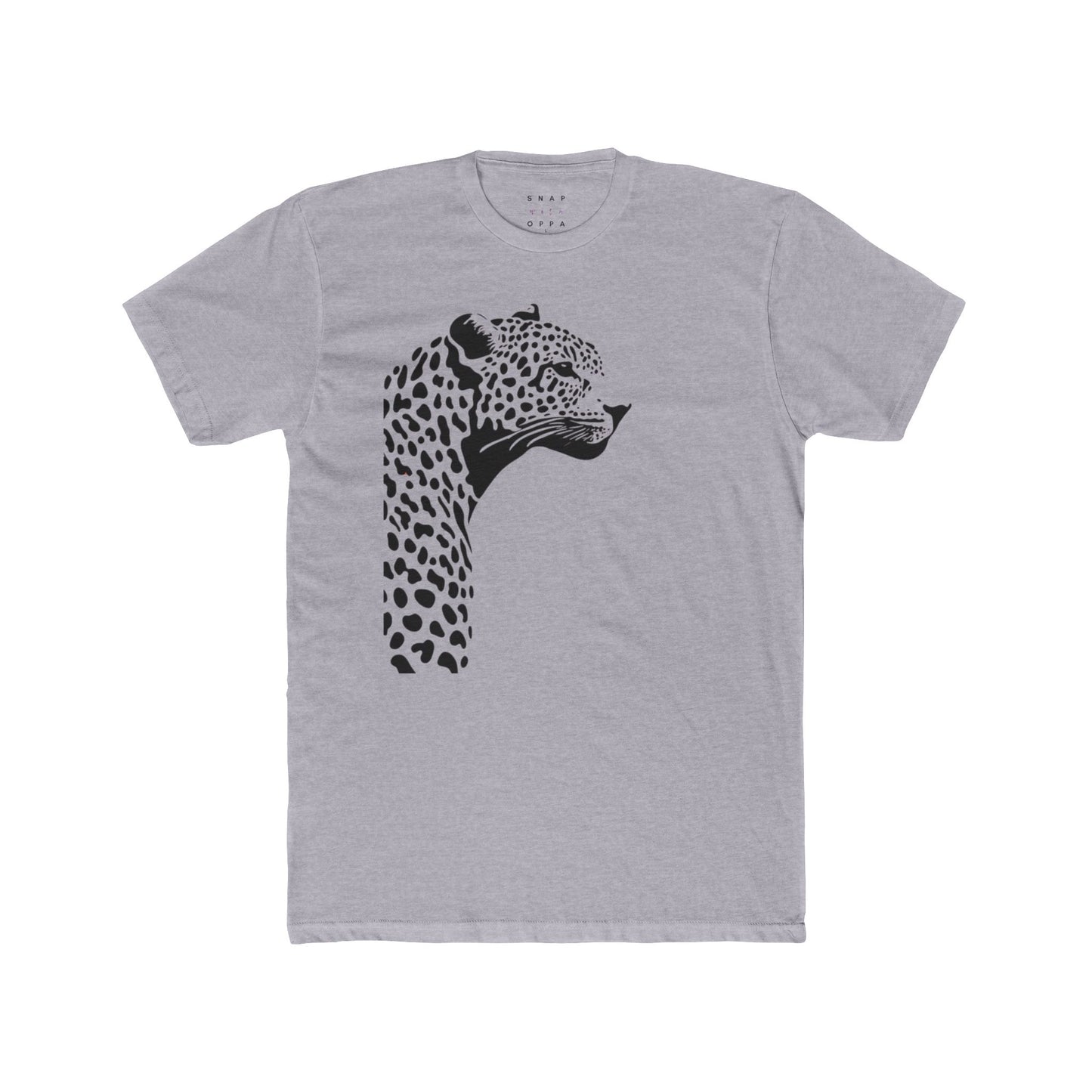 LEOPARD COTTON CREW TEE