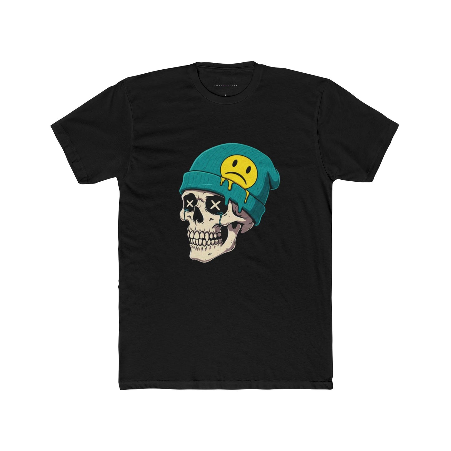SKULL COTTON CREW TEE
