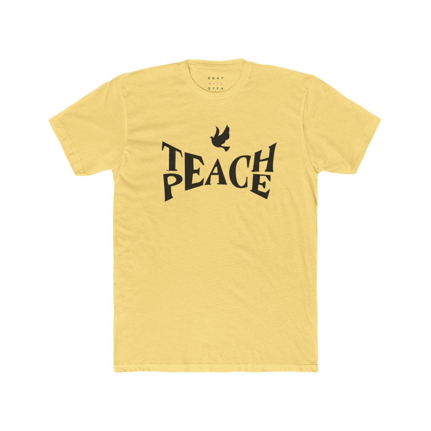 TEACH PEACE UNISEX CREW TEE
