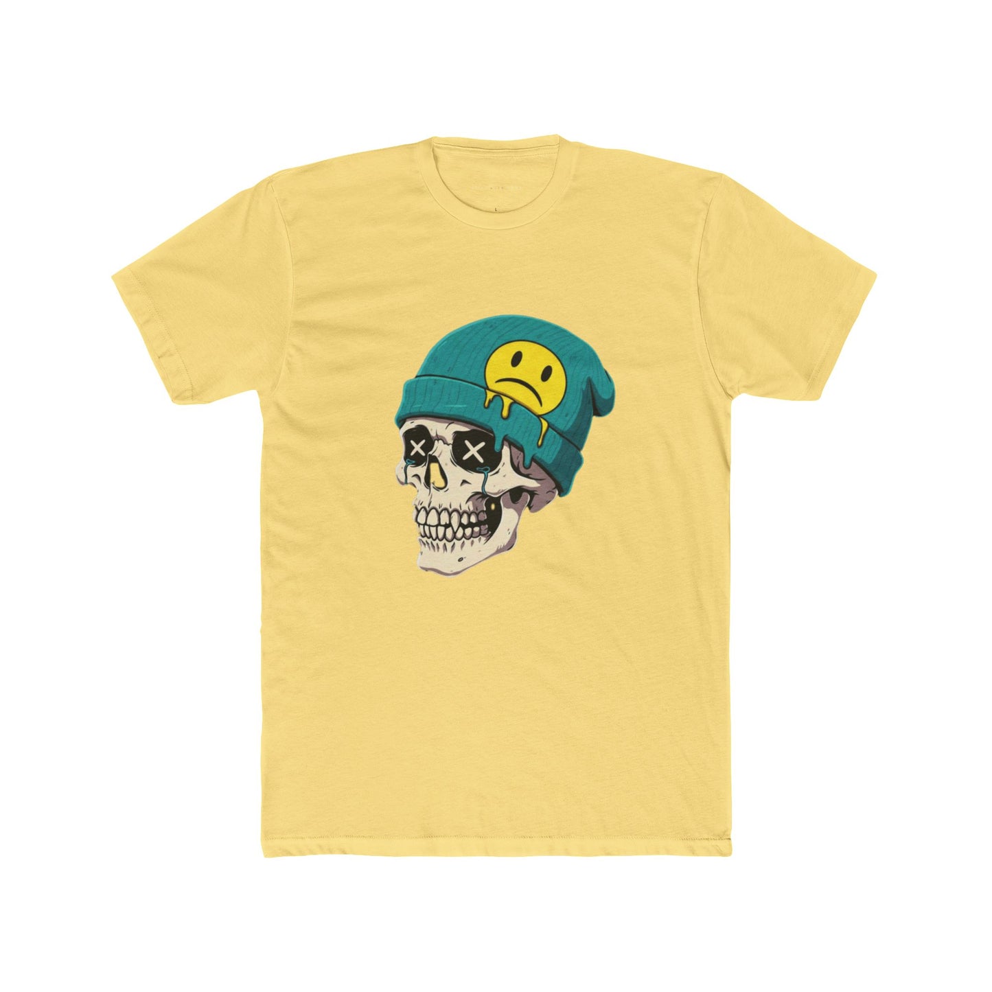 SKULL COTTON CREW TEE